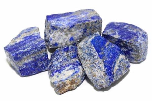 Image of Natural Lapis Lazuli Crystal Stone 100 Grams for Reiki Healing, Meditation, Manifestation & Chakra Balancing | Raw Healing Crystal Gemstone for Positive Energy & Home Decor