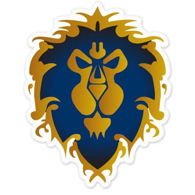 Alliance World of Warcraft WOW Vynil Car Sticker Decal - Select Size