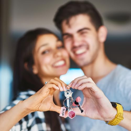 CWED BP12 Stifte Set Merchandise Kugelschreiber Set Kpop Zubehör, pink Fanartikel, Mit Schlüsselanhänger Kpop Merch, Geschenkidee für BP Fans