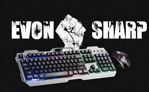 Image of Wired Gaming Combo with LED Backlit USB Keyboard & Mouse Gold Plated USB, Braided Cable (Does not Support iPad Tablet mobiles)