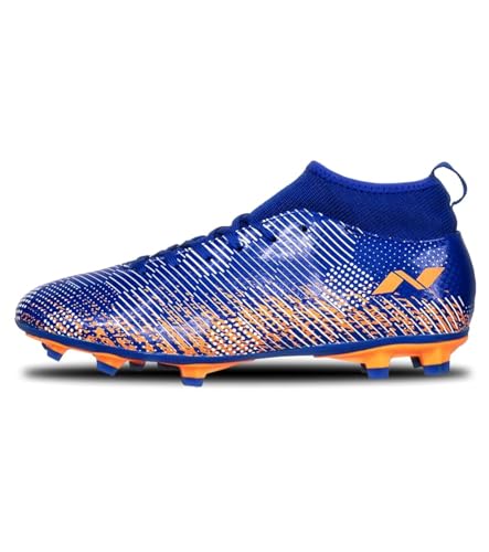 Image of Nivia Pro Encounter 9.0 F.B Stud-R.Blue /Orange UK-4