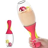 asobu サンバシェーカー プロテインシェイカー 600ml レッド&イエロー ANDSS-RY