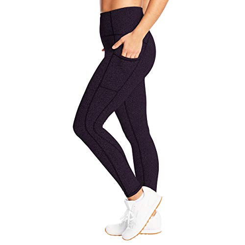 C9 Champion Women's High Waist Jacquard Legging, Craft Purple Heather, L #TOP1