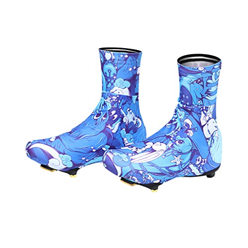 Cubrezapatillas de ciclismo para carretera unisex verano, cálidas, impermeables, a prueba de viento, ligeras, para ciclismo en carretera, talla L, color G miniatura 1