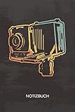 rollfilmkamera 6x9  NOTIZBUCH A5 Dotted: Oldschool Fotograf Notizheft GEPUNKTET 120 Seiten - Hybridfotografie Notizblock Rollfilmkamera Skizzenbuch - Vintage Geschenk für Retro Liebhaber Vintage Liebhaber 90er Kind
