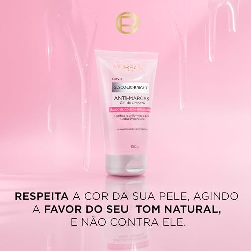 L'Oréal Paris Gel de Limpeza Anti-Marcas Glycolic-Bright 150g
