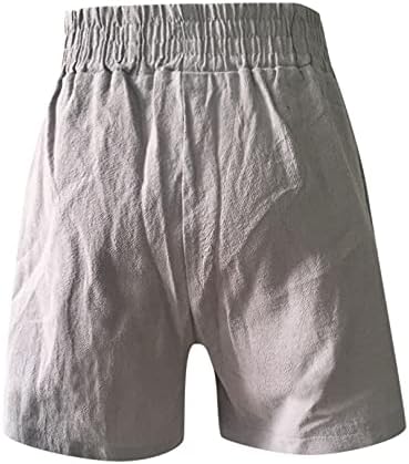 Miniatura 2 de Sweat Pant Shorts Women Linen Printed Cotton and Shorts Casual Leaf Women's Summer Pants