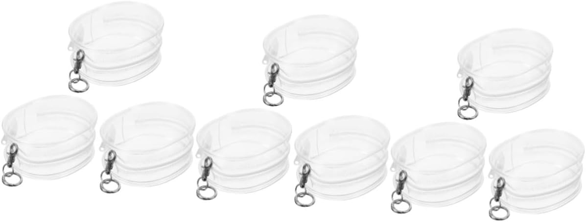 Kisangel 9pcs Doll Storage Bag Portable Doll Case Lightweight Holder Bag Keychain Accessory