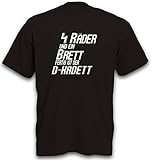 T-Shirt Klassiker von B&C bedruckt mit unserem Motiv in der Bildansicht - 185 g/m², 100% Baumwolle  - Kurzärmliges T-Shirt aus ringgesponnener Baumwolle - Regular Fit, Single Jersey, einlaufvorbehandelt  - Rundstrickware, Rundhals, doppelt gelegt  - 1x1 geripptes Halsbündchen mit Elasthan