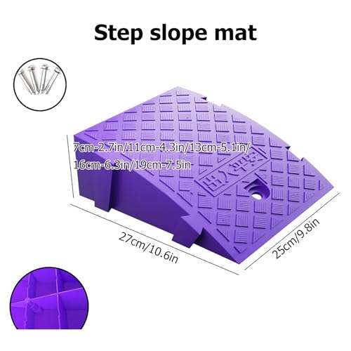 Rampa de Caucho Resistente para Curb 2.7 Inch Alto miniatura 4