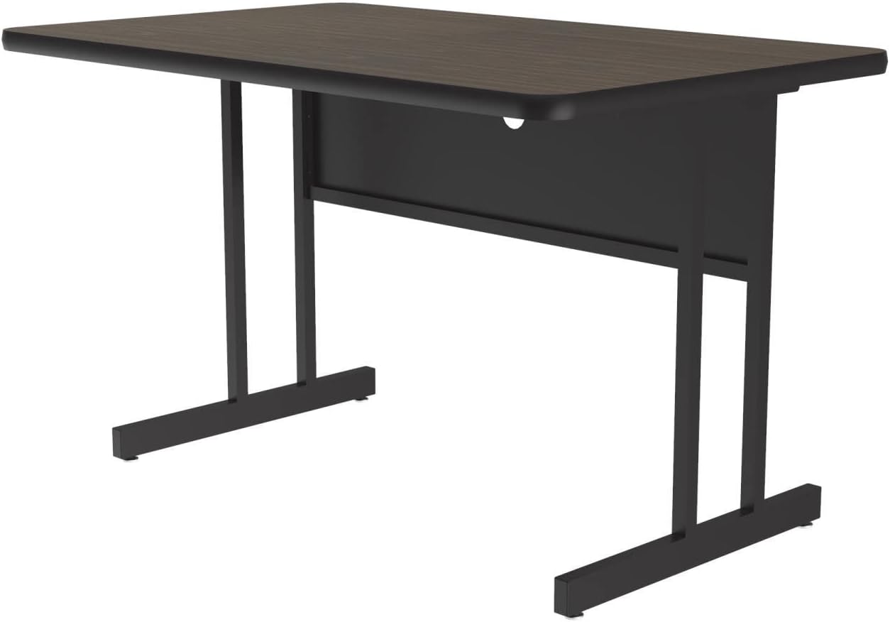 Correll Laminate Top Computer and Training Tables with Walnut WS3048TF-01