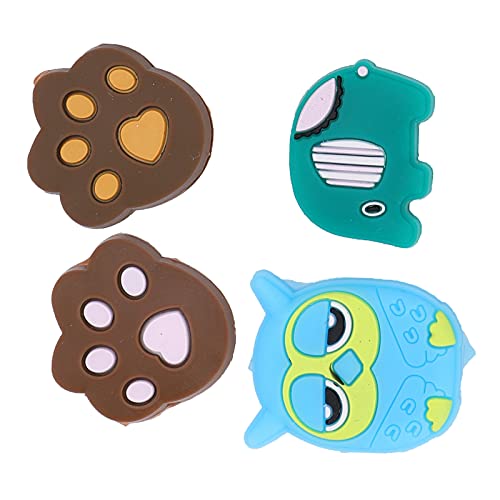 image for Santing Tennis Dampeners, Animal Shapes Racket Vibration Dampeners 13P