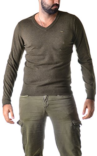Diesel Men's K-Benti Solid V-Neck Pullover Sweater