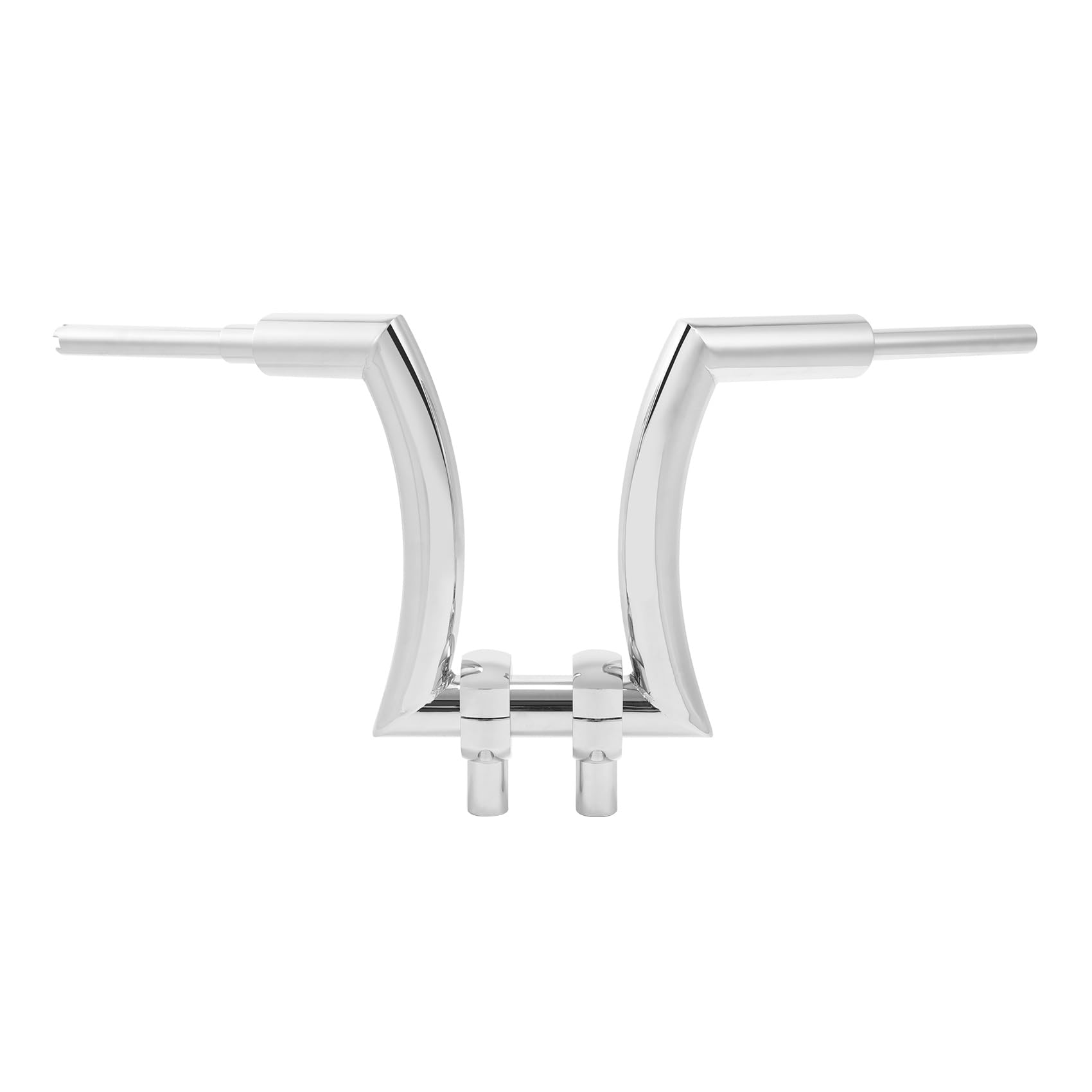 TCMT 14" Rise Ape Hanger Handlebar 2" Risers Handlebars Mount Clamp Fit For Harley Sportster XL883 XL1200 Softail Heritage Springer