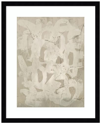 Amanti Art Framed Wall Art Print 21x17 Impasto Artifact II