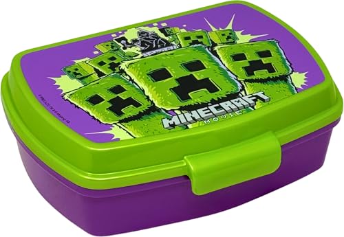Clondo Portamerenda per Bambini Per Minecraft Fan 3-8 Anni (17x14