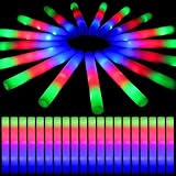 DkevEu 58pcs varillas luminosas para fiestas, palos de luz LED, 3 modos de iluminación palos led, varillas de espuma – palos luminosos para fiesta, conciertos y fiesta neon, hora loca boda