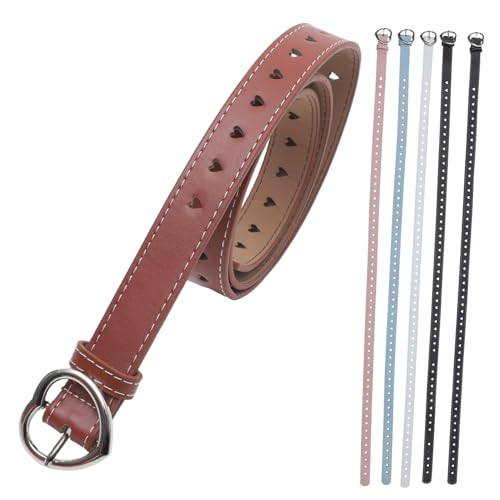 Ceinture cuir PU pour femmes lot de 6 pour ajuster les pantalons amples et sublimer les robes