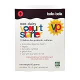 Belle + Bella Non-Dairy Vegan Yogurt Starter Value Pack - Gluten Free, No Added Sugar, Non GMO - Makes 10 Quarts Vegan Yogurt - 10 Billion Live Cultures - Mix with Any Dairy Free or Dairy Milk - 1 Box