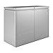 Produktbild Biohort Fahrrad-/Mülltonnenunterstand HighBoard Gr. 160, B/T/H: 160/70/118 cm, silberfarben metallic silberfarben