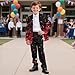 Yewattles Kids 2026 Fashion Suits for Boys 2 Piece Including Jacket,Pants and Tie Pockets for Festive Gatherings 6-14 Years Red Heart
