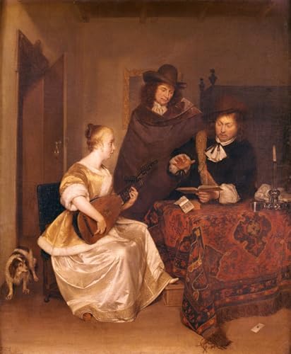 Peinture Poster Impression pour salon moderne style Ter Borch