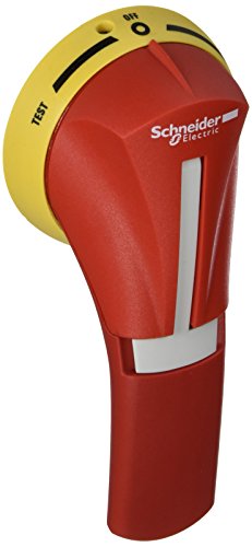 Manette externe avant 100A 400A rouge IP65 pour coupure de sécurité