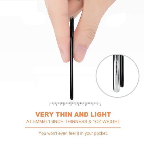 Image of STRIFF Invisible Foldable Mobile Tabletop Stand for Phone, Ultra-Slim Portable Phone Holder, Adjustable Desk Stand for Smartphones, Lightweight Pocket-Sized Mobile Stand for Office, Home & Travel