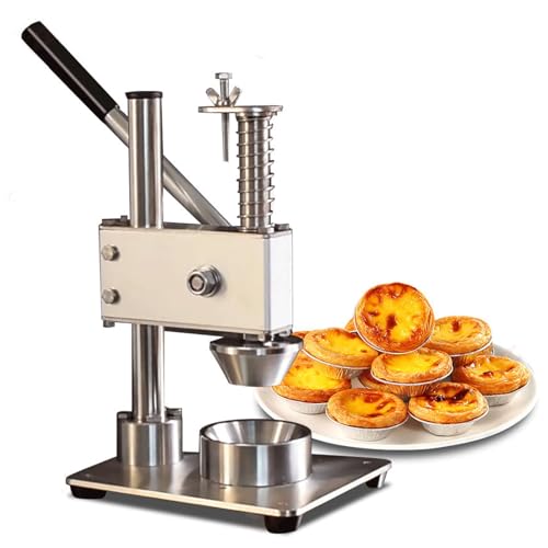 La Mejor Selección de Máquinas para hacer tartas los preferidos por los clientes. 50 Vdniduir Máquina para Hacer cáscara de Tarta de Huevo, máquina prensadora de Tarta de Pastel prensada a Mano, máquina formadora de Tartas de Huevo, para casa, pastelería