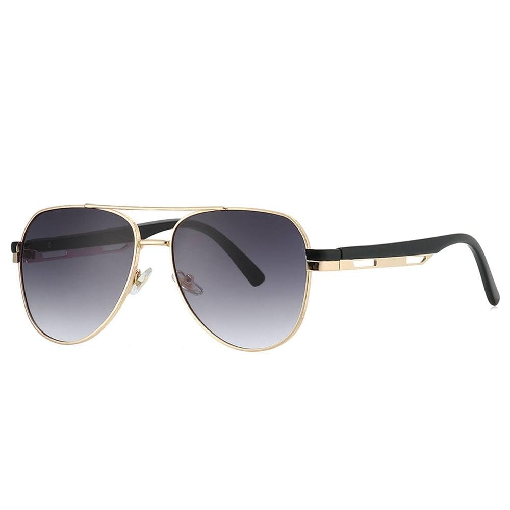 Stylowe metalowe okulary przeciwsłoneczne z polaryzacją, męskie, do podróży na świeżym powietrzu, fotografii ulicznej, jazdy samochodem, okulary przeciwsłoneczne z ochroną UV