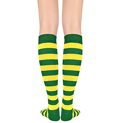 Image of American Trends Striped Knee High Socks for Women Thigh High Socks Long Leg Warmers