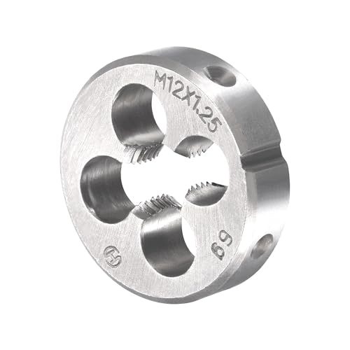 TOP-VIGOR M12 x 1.25mm Metric Tap and Die Set, Machine Thread Screw Tap with Round Threading Die - Image 4
