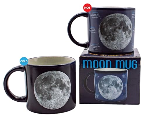 Taza lunar que cambia color al calentar 14 oz cerámica miniatura 2