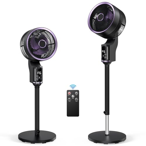サーキュレーター 扇風機 DCモーター 【2026新登場・夏の節電モデル】 強力 静音 省エネ 3D 首振り 360度回転 立体送風 アロマ対応 リモコン付き 大風量 8段階風量 高さ自由調整 1台多役 せんぷうき扇風機 さーきゅれーたー 安定ベース構造 コンパクト お手入れ簡単 リビング 寝室 空気循環 部屋干し 衣類乾燥 梅雨 除湿 お手入れ簡単 6-30畳 対応の商品画像（Amazon）