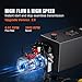 Vevor 12V/DC Hydraulic Pump 15 Quart/ 3.9 Gallon Double Acting Metal Reservoir Hydraulic Pump Unit Remotely Controlled for Dump Trailer: Industrial & Scientific