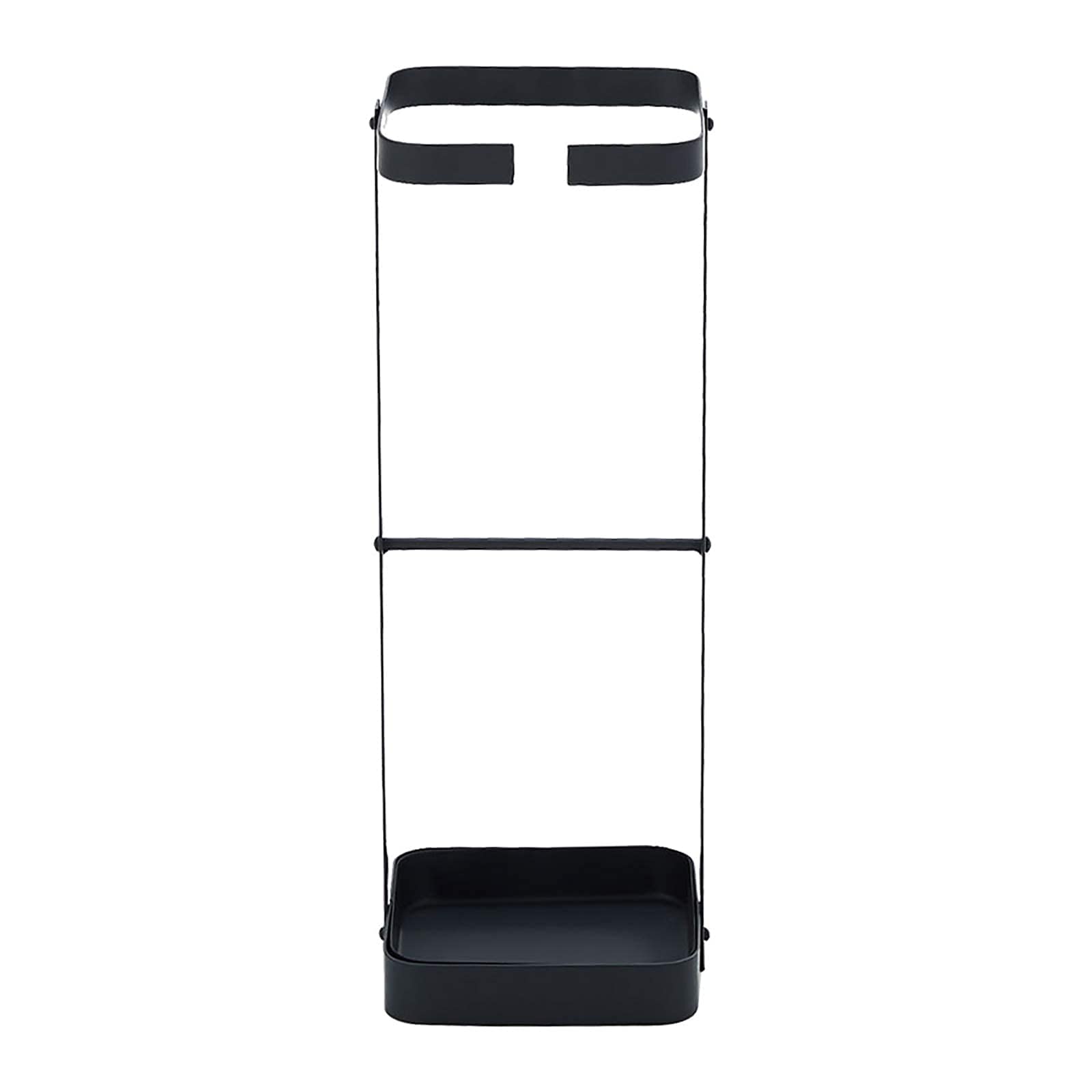 Porte-parapluie noir anti-gouttes pour protéger les sols de l'humidité