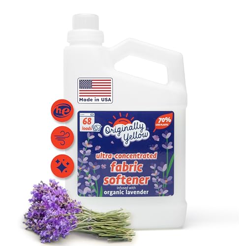 Originally Yellow Plant Based Fabric Softener | Ultra-Concentrated Laundry Softener Infused with...