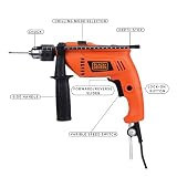 BLACK+DECKER HD555KMPR-B1 550W Hammer Drill Kit — view 3