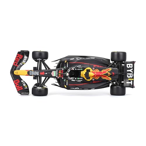 Image of BBURAGO - Red Bull Racing RB19 Max Verstappen #1 2023 - Realistic Car Model in 1:24 Scale and Max Verstappen, Officially Licensed Red Bull Figure, Recommended Age 14+ Years