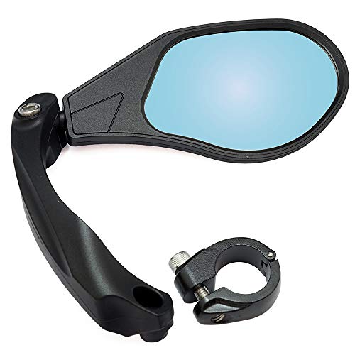 Hafny （ハフニー） バックミラー ミラーラウンドタイプ リフレクター付 (MK2ガラスブルーミラー, 右)