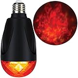 Gemmy (Sun Star) Red Fire and Ice Projection Light Bulb