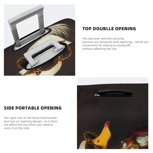 VOSERY Travel Luggage Cover - Noble Style Duck Washable Suitcase Covers Protector Fits 18-32 Inch Luggage3