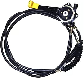 Universal Throttle Cable JCB part Throttle Cable/Accelerator throttle assy JCB Universal Throttle Cable KIT 1600B 1700B 214 216 217 3C 3CX 3D 3DX 4C 4CN and 4CX 4DX Universal Throttle Cable 10 Feet