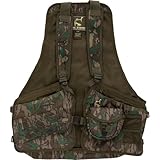 Drake Waterfowl Youth Ol' Tom Turkey Strap Vest for Hunting - Quick-Draw Slate Call Pouch, Adjustable Straps & Safety Flag