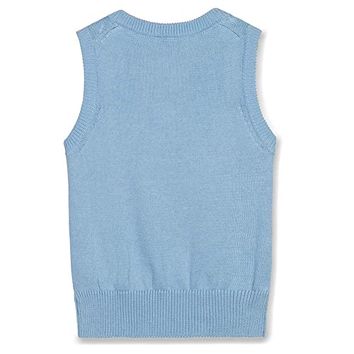 Boboyoyo Boys Sweater Vest Unisex Cable Knit 100% Cotton Toddler Uniform Vest For Little Big Teenage Boy Girls Childrens Kids #TOP2