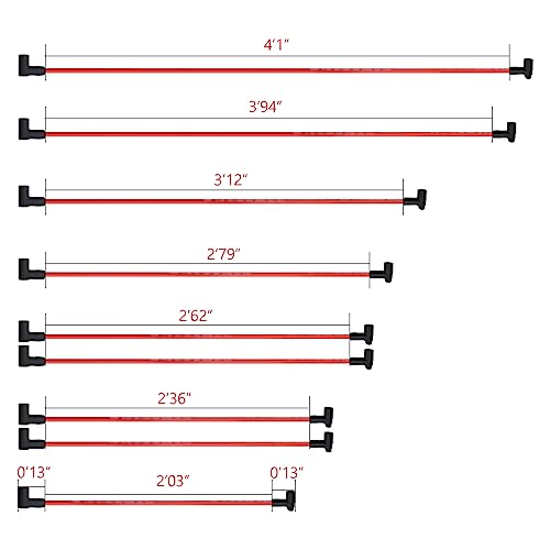 MAS Racing HEI Distributor&Spark Plug Wires & Free Pigtail Wire Harness Combo Kit Red Cap Replacement for Chevy 283 302 307 327 350 396 400 402 427 454 gm SBC BBC 65k Coil 7500RPM Chevrolet C10 GMC V8 by MAS - Image 4