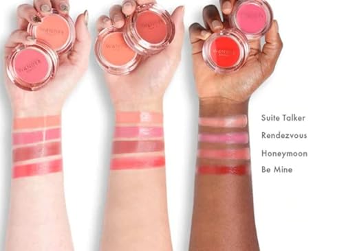 Wander Beauty Double Date Lip And Cheek - Honeymoon/Swipe - 4-In-1 Cream Blush & Lip Tint - Blush, Lip Moisturizer, Lip Balm, & Eye Gloss - Multitasking Eye, Cheek, And Lip Makeup With Green Tea #TOP2