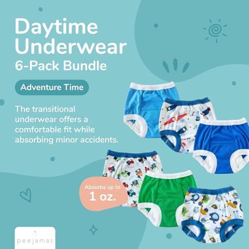 Peejamas Daytime Trainers -Toddler's Potty Training Pants, Easy Clean Diaper Replacement2