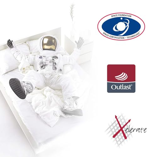 Temperaturregulierende Bettdecke 135cmx200cm (400g Füllgewicht) - COOL.XPRESSION - Klima- und Feuchtigkeitsregulierend | Leichte Bettdecke | Atmungsaktiv | Ideal für den Sommer - Nicht mehr schwitzen