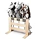SKIPPI Hobby Horse Paddock für 3 Pferde, Hobby Horse Stall, Pferdestall, Box